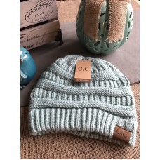 New Soft & Cozy CC Mint Green Winter Cable Knit Hat Beanie  eb-80408335